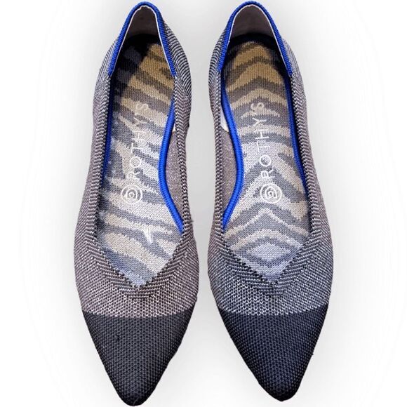 Rothy's Twilight Metallic Captoe Points size 8 RARE - Picture 3 of 7